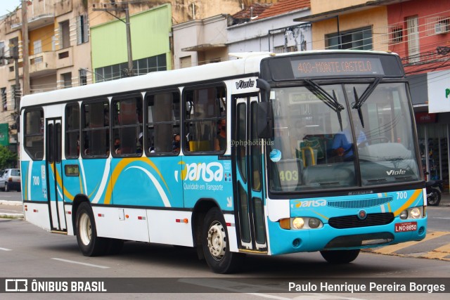 TRANSA - Transa Transporte Coletivo 700 na cidade de Três Rios, Rio de Janeiro, Brasil, por Paulo Henrique Pereira Borges. Número da foto: #11324012.