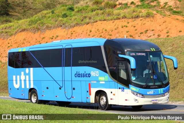 UTIL - União Transporte Interestadual de Luxo 9613 na cidade de Aparecida, São Paulo, Brasil, por Paulo Henrique Pereira Borges. ID da foto: 11323950.