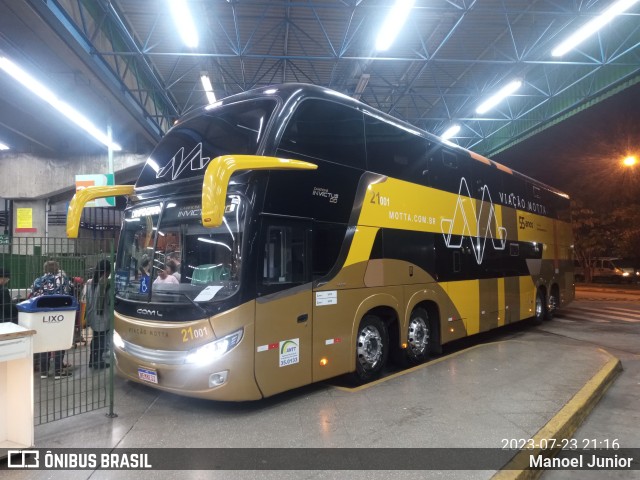 Viação Motta 21001 na cidade de São Paulo, São Paulo, Brasil, por Manoel Junior. Número da foto: #11324761.