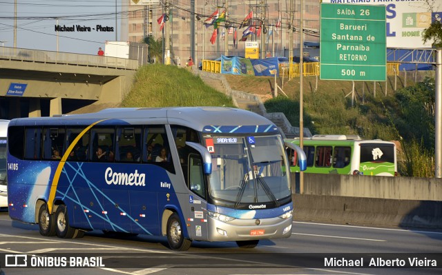 Viação Cometa 14105 na cidade de Barueri, São Paulo, Brasil, por Michael  Alberto Vieira. ID da foto: 11323080.