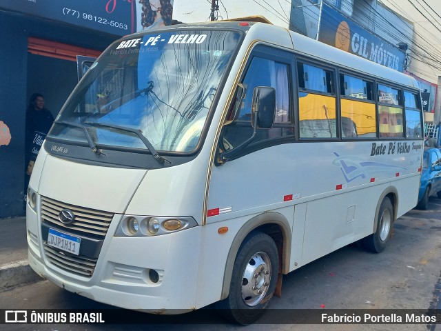 Bate Pé Velho Transportes DJP-1H11 na cidade de Vitória da Conquista, Bahia, Brasil, por Fabrício Portella Matos. ID da foto: 11323288.