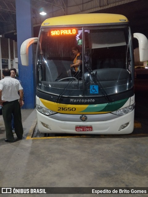 Empresa Gontijo de Transportes 21650 na cidade de Petrolina, Pernambuco, Brasil, por Espedito de Brito Gomes. Número da foto: #11322265.