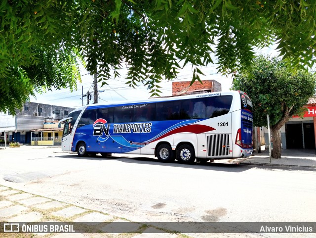 BN Transportes 1201 na cidade de Serrinha, Bahia, Brasil, por Alvaro Vinicius. ID da foto: 11322182.