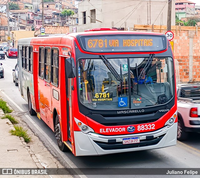 Viação Novo Retiro 88332 na cidade de Contagem, Minas Gerais, Brasil, por Juliano Felipe. ID da foto: 11322205.