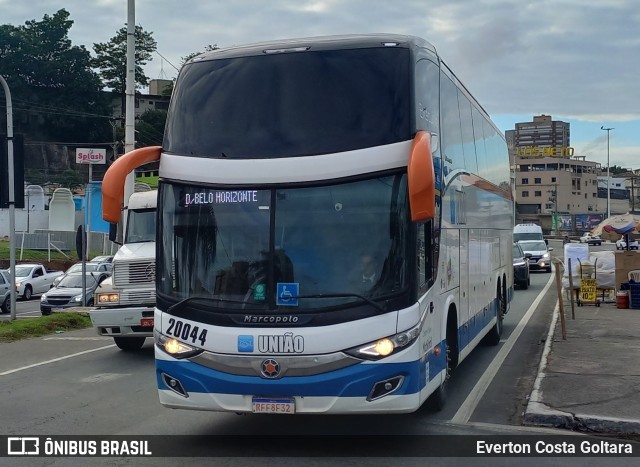 Expresso União 20044 na cidade de Cariacica, Espírito Santo, Brasil, por Everton Costa Goltara. Número da foto: #11348201.