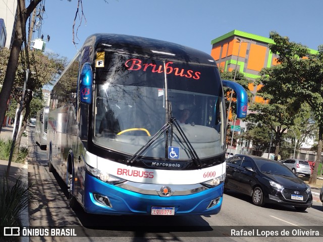 Brubuss Transportes 6000 na cidade de São Paulo, São Paulo, Brasil, por Rafael Lopes de Oliveira. Número da foto: #11345695.