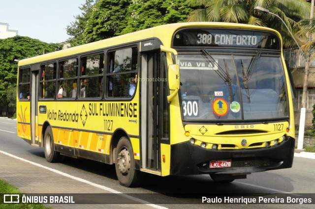 Viação Sul Fluminense 1127 na cidade de Volta Redonda, Rio de Janeiro, Brasil, por Paulo Henrique Pereira Borges. Número da foto: #11347603.
