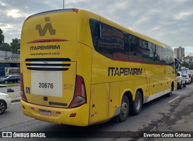 Viação Nova Itapemirim 20676 na cidade de Cariacica, Espírito Santo, Brasil, por Everton Costa Goltara. Número da foto: #11348189.