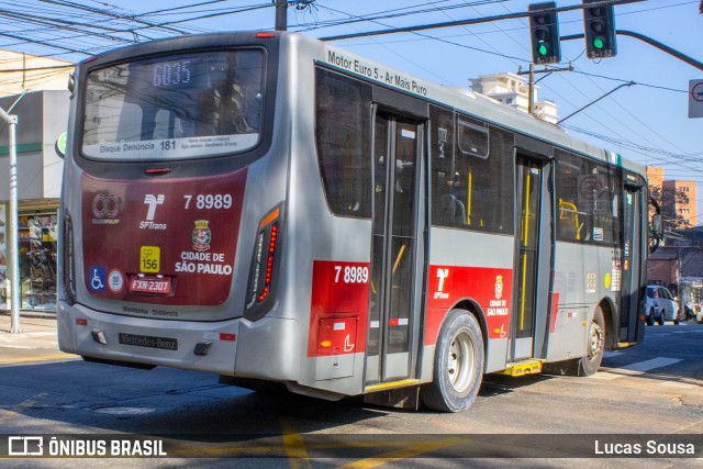 Transwolff Transportes e Turismo 7 8989 na cidade de São Paulo, São Paulo, Brasil, por Lucas Sousa. ID da foto: 11346547.