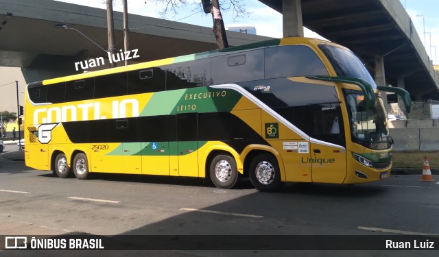 Empresa Gontijo de Transportes 25020 na cidade de Belo Horizonte, Minas Gerais, Brasil, por Ruan Luiz. ID da foto: 11346622.