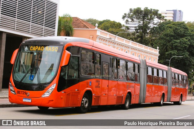 Transporte Coletivo Glória BE729 na cidade de Curitiba, Paraná, Brasil, por Paulo Henrique Pereira Borges. ID da foto: 11347433.