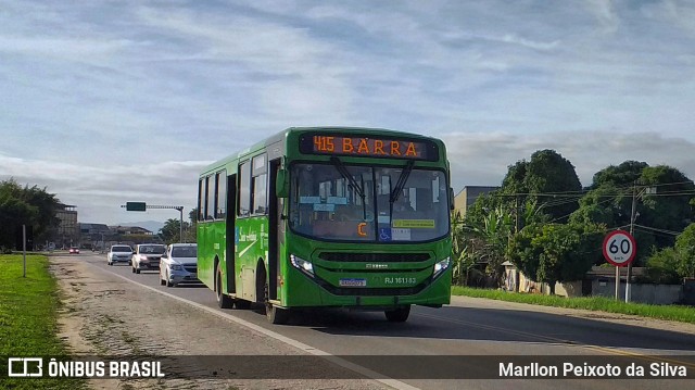 Transportes Santo Antônio RJ 161.183 na cidade de Magé, Rio de Janeiro, Brasil, por Marllon Peixoto da Silva. Número da foto: #11347442.