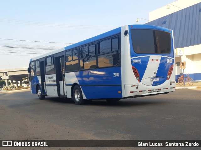 Transvida Transporte Coletivo 2060 na cidade de Ji-Paraná, Rondônia, Brasil, por Gian Lucas  Santana Zardo. Número da foto: #11345496.
