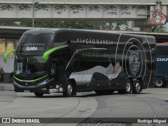 Viação Garcia 87019 na cidade de Rio de Janeiro, Rio de Janeiro, Brasil, por Rodrigo Miguel. ID da foto: 11346030.