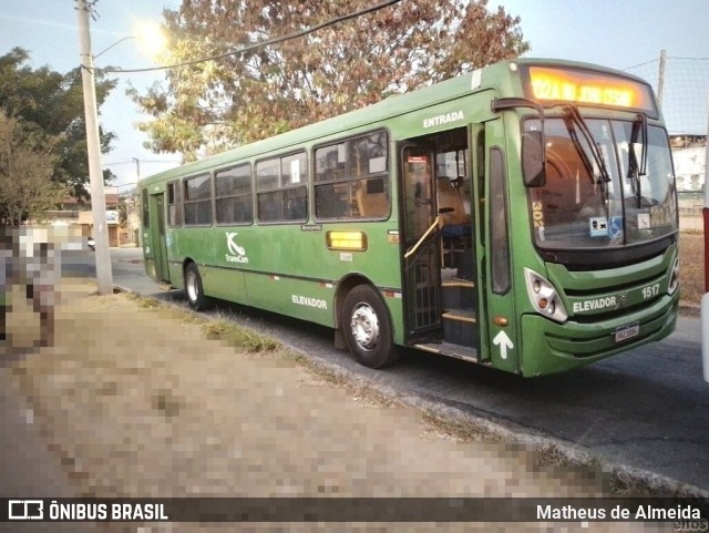 Viação Novo Retiro 1517 na cidade de Contagem, Minas Gerais, Brasil, por Matheus de Almeida. Número da foto: #11345365.