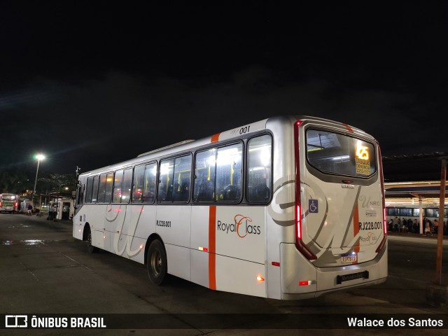 UniRio Transportes RJ 228.001 na cidade de Rio de Janeiro, Rio de Janeiro, Brasil, por Walace dos Santos. Número da foto: #11347298.