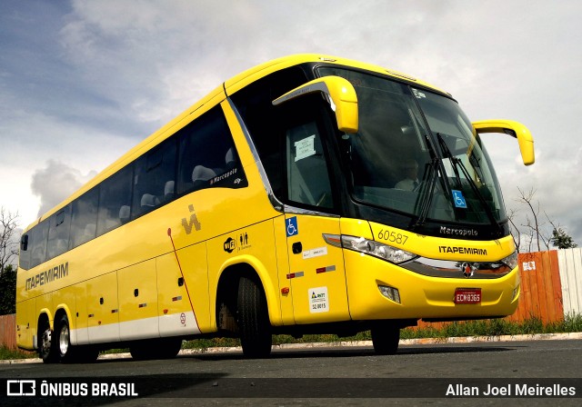Viação Itapemirim 60587 na cidade de Brasília, Distrito Federal, Brasil, por Allan Joel Meirelles. Número da foto: #11345726.
