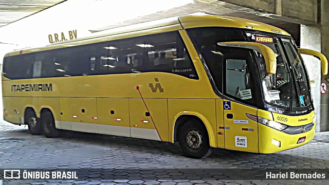 Viação Itapemirim 60039 na cidade de Belo Horizonte, Minas Gerais, Brasil, por Hariel Bernades. Número da foto: #11346948.