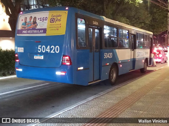 Transol Transportes Coletivos 50420 na cidade de Florianópolis, Santa Catarina, Brasil, por Wallan Vinicius. Número da foto: #11345801.