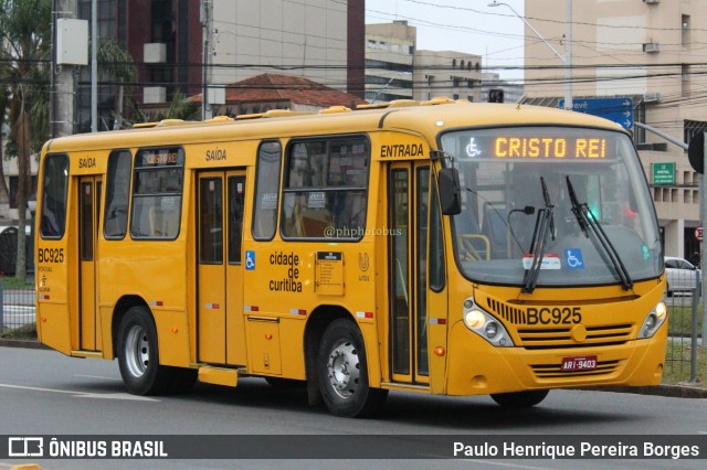 Transporte Coletivo Glória BC925 na cidade de Curitiba, Paraná, Brasil, por Paulo Henrique Pereira Borges. Número da foto: #11347414.