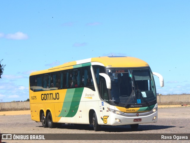 Empresa Gontijo de Transportes 19275 na cidade de Vitória da Conquista, Bahia, Brasil, por Rava Ogawa. ID da foto: 11346145.