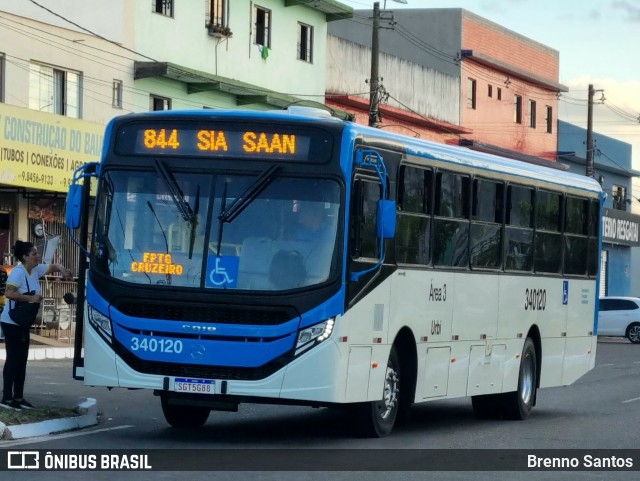 Urbi Mobilidade Urbana 340120 na cidade de Samambaia, Distrito Federal, Brasil, por Brenno Santos. ID da foto: 11347893.