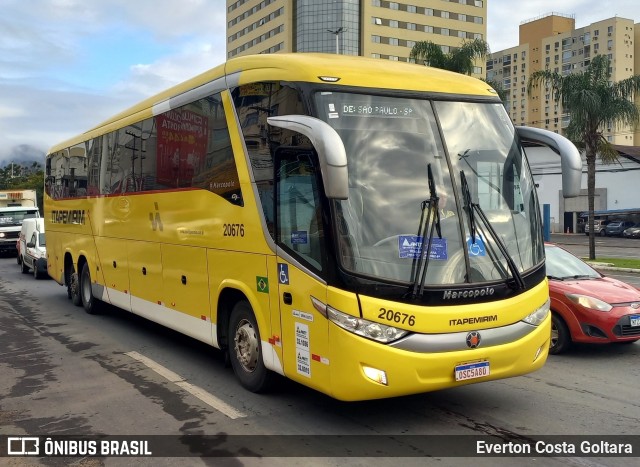 Viação Nova Itapemirim 20676 na cidade de Cariacica, Espírito Santo, Brasil, por Everton Costa Goltara. Número da foto: #11348183.