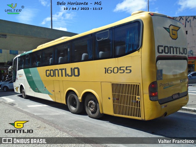 Empresa Gontijo de Transportes 16055 na cidade de Belo Horizonte, Minas Gerais, Brasil, por Valter Francisco. ID da foto: 11350348.