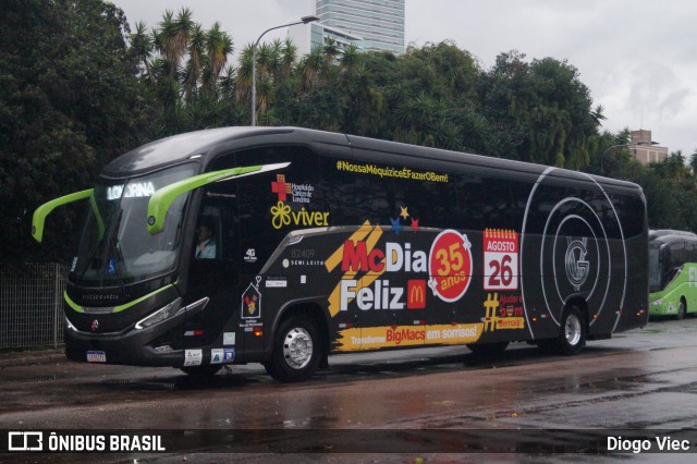 Viação Garcia 82409 na cidade de Curitiba, Paraná, Brasil, por Diogo Viec. Número da foto: #11350343.