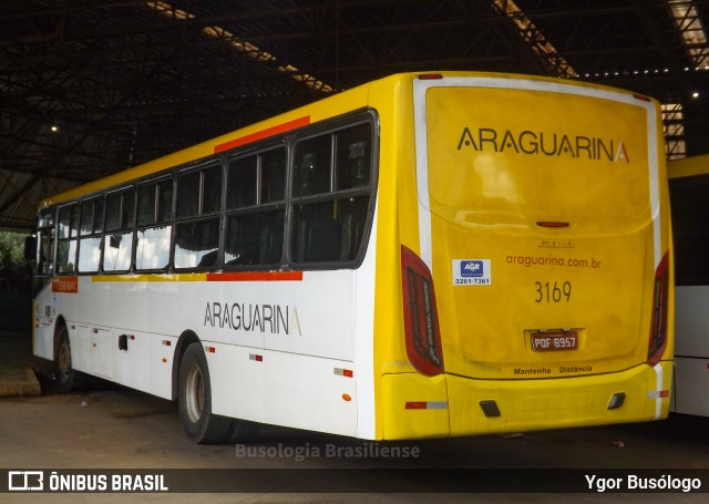 Viação Araguarina 3169 na cidade de Anápolis, Goiás, Brasil, por Ygor Busólogo. ID da foto: 11350526.