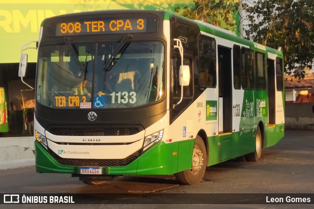 Viação Paraense Cuiabá Transportes 1133 na cidade de Cuiabá, Mato Grosso, Brasil, por Leon Gomes. ID da foto: 11350031.