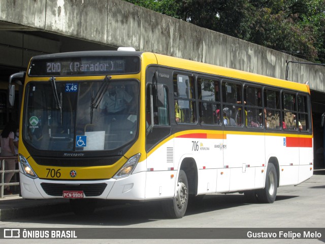 Empresa Metropolitana 706 na cidade de Jaboatão dos Guararapes, Pernambuco, Brasil, por Gustavo Felipe Melo. ID da foto: 11349968.