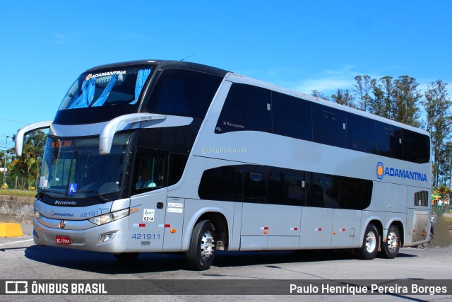Expresso Adamantina 421911 na cidade de Resende, Rio de Janeiro, Brasil, por Paulo Henrique Pereira Borges. Número da foto: #11350248.