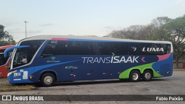Trans Isaak Turismo 1402 na cidade de São Paulo, São Paulo, Brasil, por Fábio Paixão. Número da foto: #11350503.
