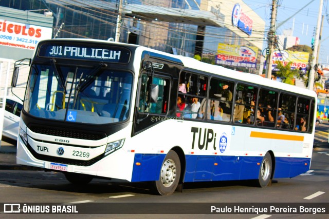 TUPi Transportes Urbanos Piracicaba 22269 na cidade de Piracicaba, São Paulo, Brasil, por Paulo Henrique Pereira Borges. Número da foto: #11350146.