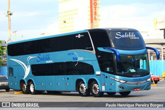 Expresso Satélite Norte 18010 na cidade de Goiânia, Goiás, Brasil, por Paulo Henrique Pereira Borges. Número da foto: #11350223.