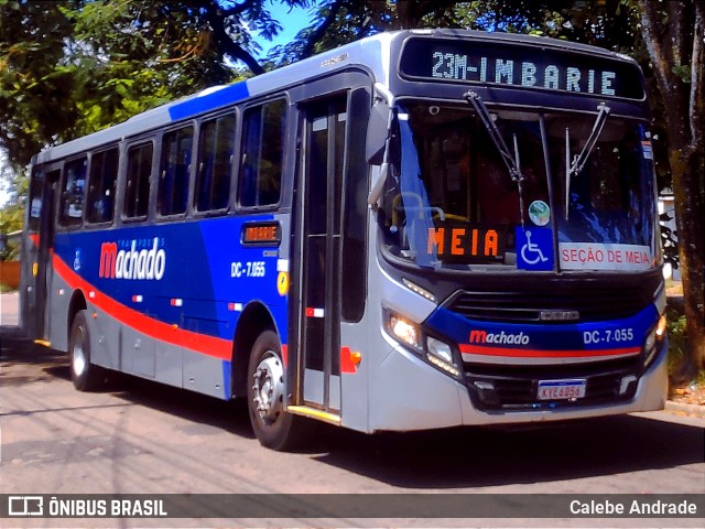 Transportes Machado DC 7.055 na cidade de Duque de Caxias, Rio de Janeiro, Brasil, por Calebe Andrade. Número da foto: #11350302.