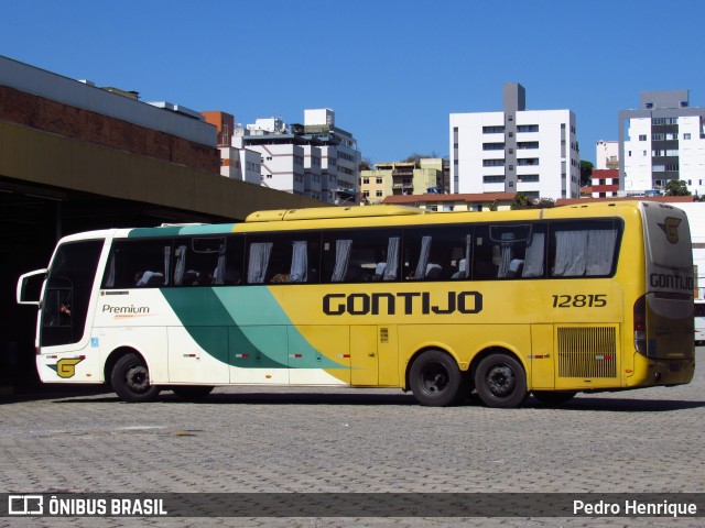 Empresa Gontijo de Transportes 12815 na cidade de Divinópolis, Minas Gerais, Brasil, por Pedro Henrique. ID da foto: 11349317.