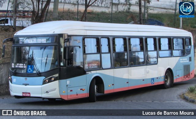 Auto Omnibus Floramar 07 na cidade de Belo Horizonte, Minas Gerais, Brasil, por Lucas de Barros Moura. ID da foto: 11350117.