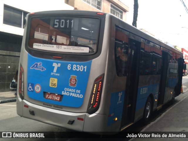 Cooper Líder > A2 Transportes 6 8301 na cidade de São Paulo, São Paulo, Brasil, por João Victor Reis de Almeida. Número da foto: #11350056.