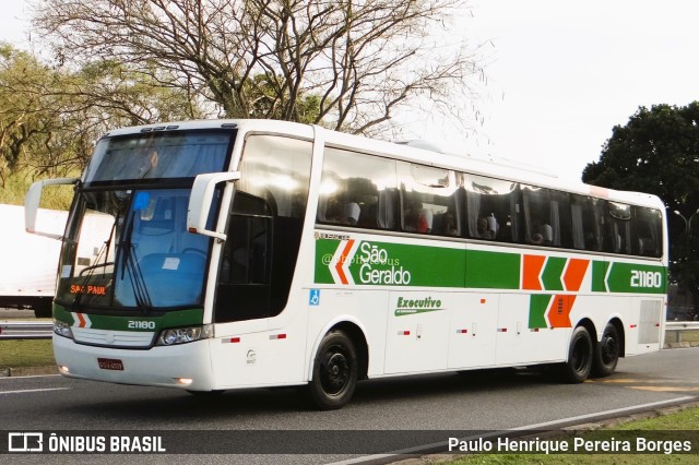 Cia. São Geraldo de Viação 21180 na cidade de Barra do Piraí, Rio de Janeiro, Brasil, por Paulo Henrique Pereira Borges. Número da foto: #11350213.