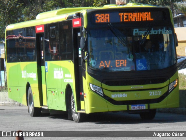 Viação Pendotiba 2.1.031 na cidade de Niterói, Rio de Janeiro, Brasil, por Augusto César. Número da foto: #11349224.