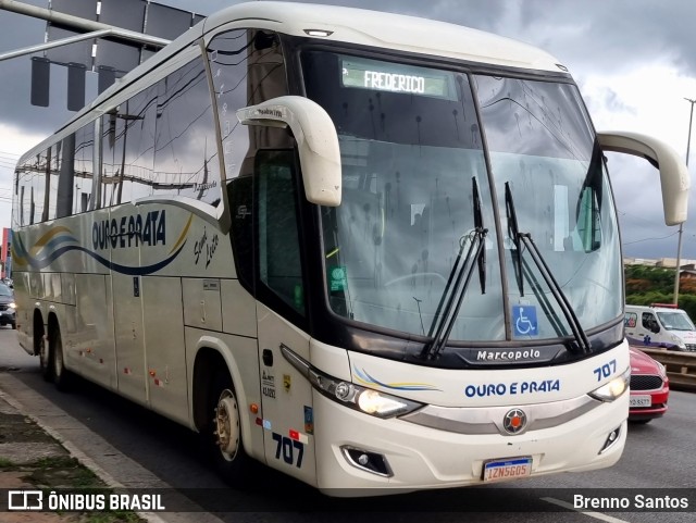 Viação Ouro e Prata 707 na cidade de São Paulo, São Paulo, Brasil, por Brenno Santos. Número da foto: #11350230.