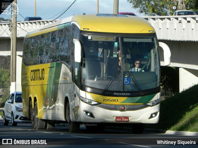 Empresa Gontijo de Transportes 19580 na cidade de Vitória, Espírito Santo, Brasil, por Whitiney Siqueira. ID da foto: 11349073.