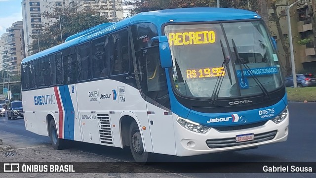Auto Viação Jabour D86755 na cidade de Rio de Janeiro, Rio de Janeiro, Brasil, por Gabriel Sousa. Número da foto: #11349494.