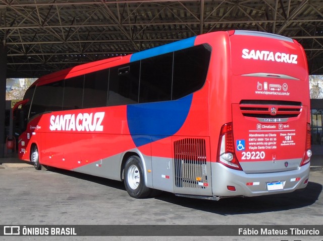 Viação Santa Cruz 29220 na cidade de Varginha, Minas Gerais, Brasil, por Fábio Mateus Tibúrcio. Número da foto: #11352778.