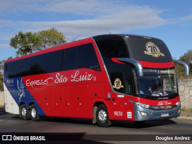 Expresso São Luiz 9030 na cidade de Barreiras, Bahia, Brasil, por Douglas Andrez. Número da foto: #11351033.