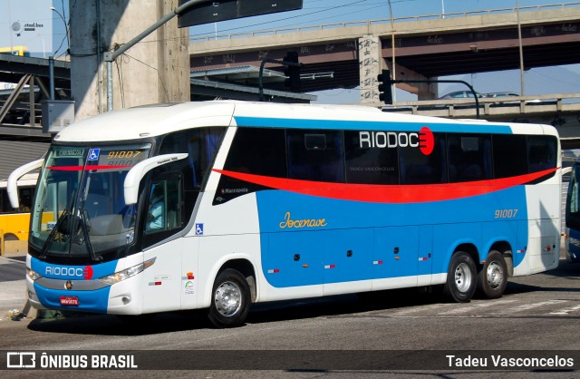 Viação Riodoce 91007 na cidade de Rio de Janeiro, Rio de Janeiro, Brasil, por Tadeu Vasconcelos. Número da foto: #11351143.
