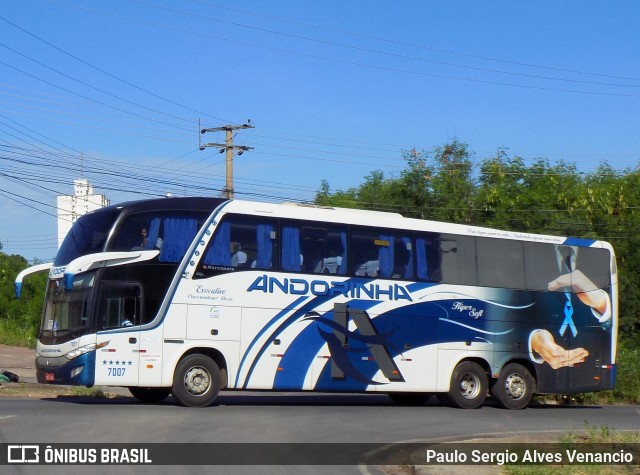 Empresa de Transportes Andorinha 7007 na cidade de Cuiabá, Mato Grosso, Brasil, por Paulo Sergio Alves Venancio. ID da foto: 11353055.