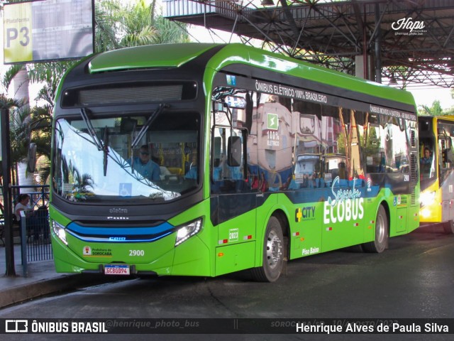 City Transporte Urbano Intermodal Sorocaba 2900 na cidade de Sorocaba, São Paulo, Brasil, por Henrique Alves de Paula Silva. Número da foto: #11351100.